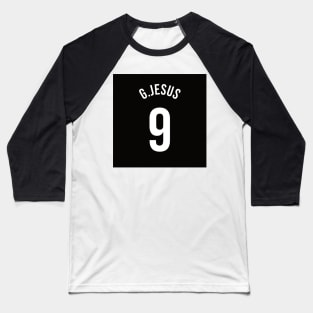 Gabriel Jesus Away Kit - 2022/23 Season Baseball T-Shirt